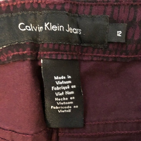 CALVIN Klein Jeans Stretch Skinny Pants size12 - Picture 4 of 7